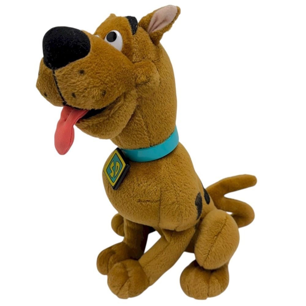 Vintage Hanna Barbera Scooby‎ Doo Wind Up 10" Stiff Plush  - RARE!